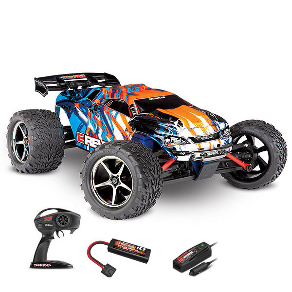 E-REVO 4X4 BRUSHED AVEC ACCUS/CHARGEUR - TRAXXAS - 71054-1