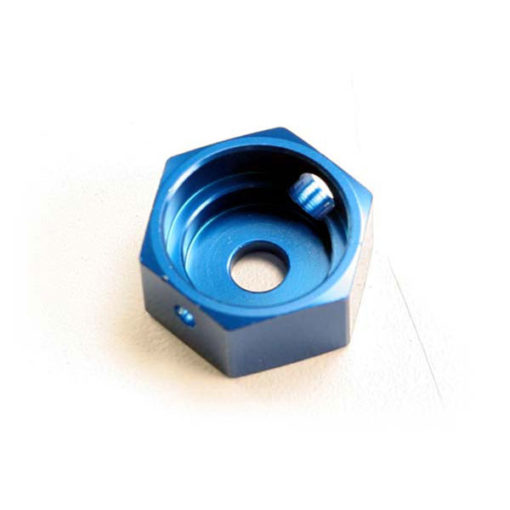 ADAPTATEUR DE FREIN + HEXAGONE ALU BLEU POUR T-MAXX (5165)