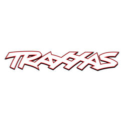 AUTOCOLLANT TRAXXAS VINYL BLANC 10'' - 25CM (61662)