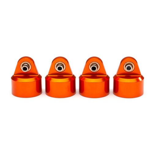 BOUCHONS D'AMORTISSEUR GT-MAXX ALU ANODISES ORANGE (X4) (8964T)