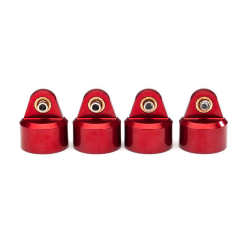 BOUCHONS D'AMORTISSEUR GT-MAXX ALU ANODISES ROUGE (X4) (8964R)