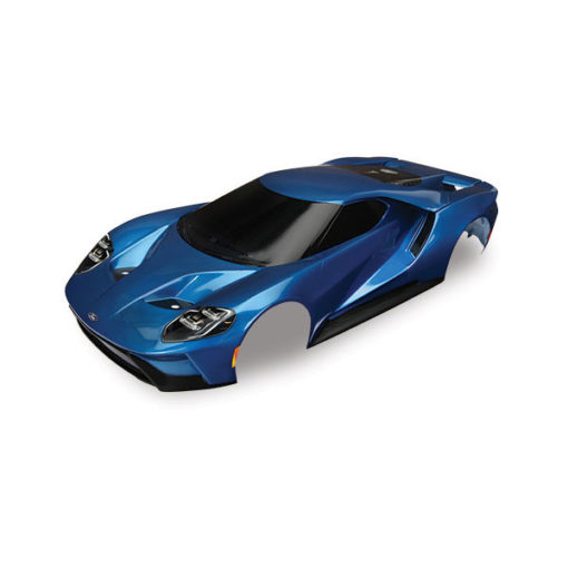 CARROSSERIE FORD GT BLEUE PEINTE ET DECOREE (8311A)