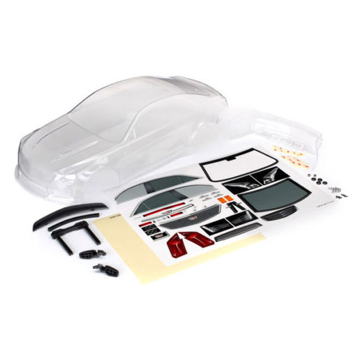 CARROSSERIE TRANSPARENTE CADILLAC CTS-V + AUTOCOLLANTS (8391)