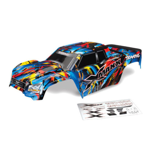 CARROSSERIE X-MAXX Rock n' Roll PEINTE ET DECOREE (7711T)