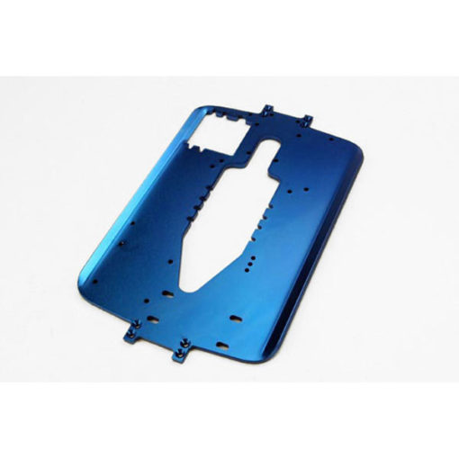 CHASSIS ALU 4MM 6061-T6 ANODISE BLEU (5122R)