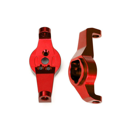 ETRIER DE FUSEES ALU ANODISE ROUGE GAUCHE ET DROIT X4 (8232R)