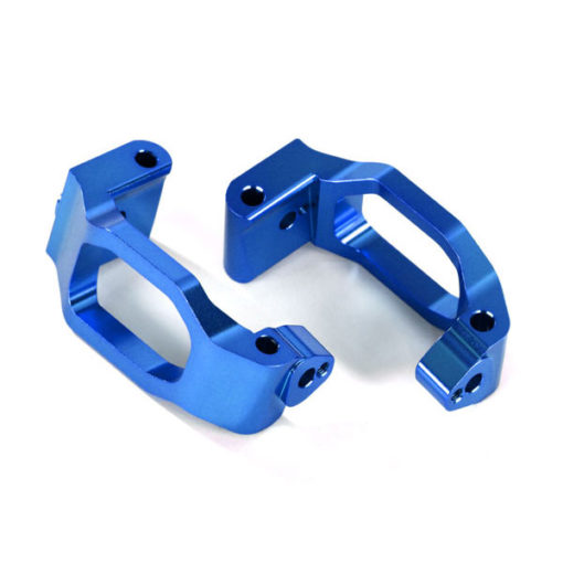 ETRIER DE FUSEES GAUCHE ET DROIT ALU ANODISES BLEU X2 (8932X)