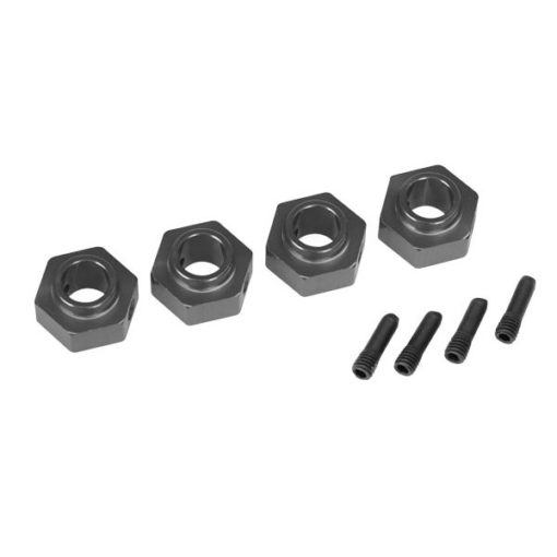 HEXAGONE DE ROUE 12 MM - TRX-4 ALU ANODISE GRIS (8269A)