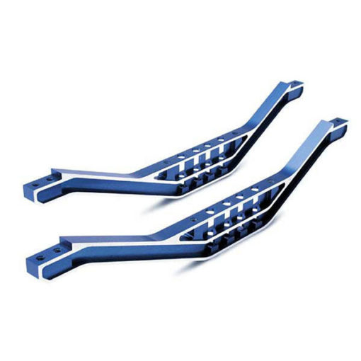 RENFORT DE CHASSIS INFERIEUR ALU BLEU (2) (4923X)