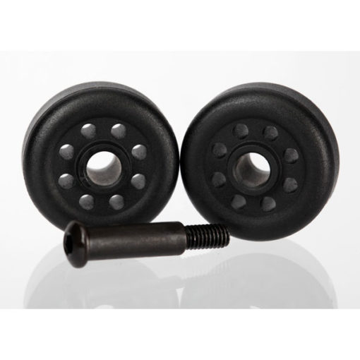 ROUES (2) + AXE (1) POUR WHEELIE BAR FUNNY CAR (6977)