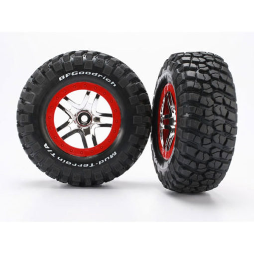 ROUES MONTEES COLLEES BF GOODRICH POUR 4X4 AV / ARR -4X2 ARRIERE (6873R)