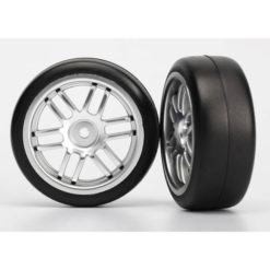 ROUES MONTEES COLLEES SLICK GYMKHANA 1.9 JANTES SATIN (2) (7376A)