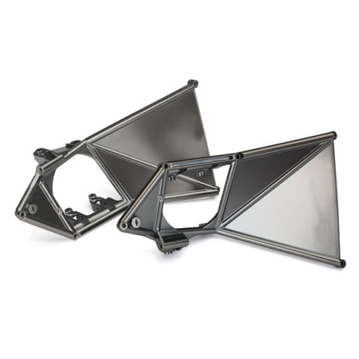 SUPPORT DE TRIANGLE SUPERIEUR AVANT GAUCHE & DROIT - SATIN CHROME (8534X)