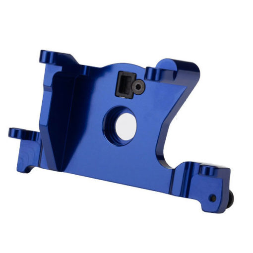 SUPPORT MOTEUR ALU ANODISE BLEU (7460R)