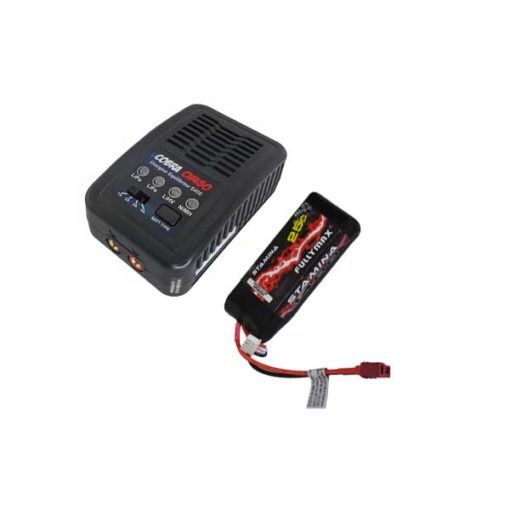 PACK CHARGEUR COBRA E450 + LIPO 3S 1400MAH (FPACK07)