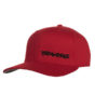 CASQUETTE VISIERE BOMBEE ROUGE