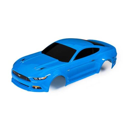 CARROSSERIE FORD MUSTANG GRABBER BLEU PEINTE ET DECOREE (8312A)