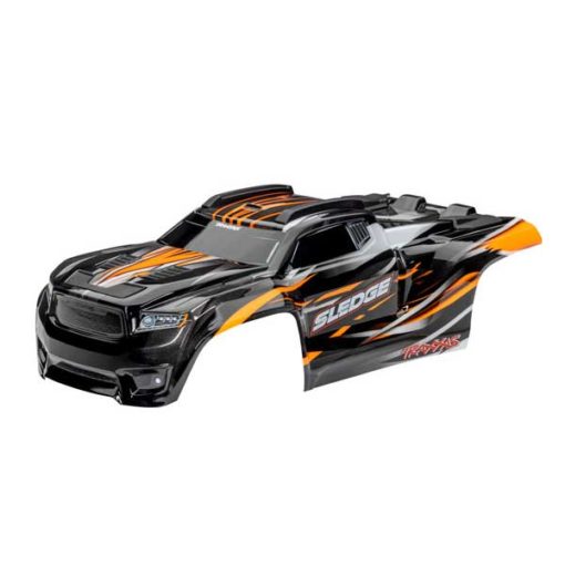 CARROSSERIE SLEDGE PEINTE ET DECOREE ORANGE (9511T)