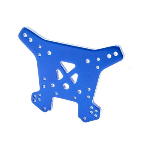 SUPPORT D'AMORTISSEURS ARRIERE ALU BLEU - SLEDGE (9538)