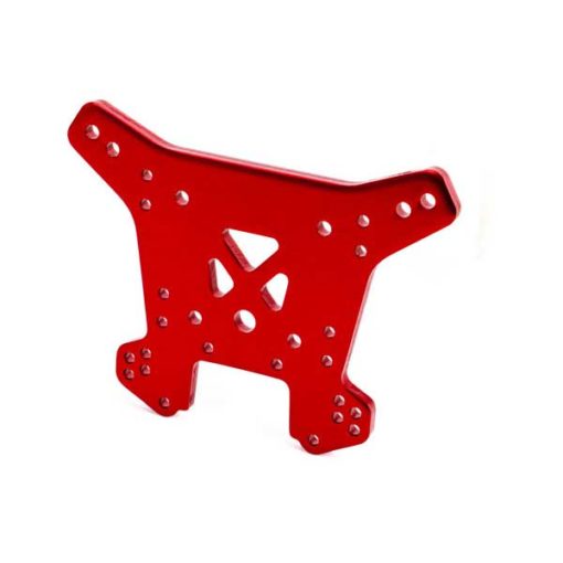 SUPPORT D'AMORTISSEURS ARRIERE ALU ROUGE - SLEDGE (9538R)