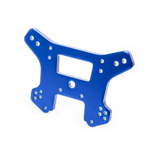 SUPPORT D'AMORTISSEURS AVANT ALU BLEU - SLEDGE (9539)