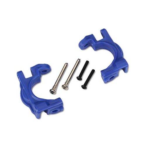 ETRIERS DE FUSEES GAUCHE ET DROIT RENFORCES - BLEU (UPGRADE KIT 9080) (9032X)