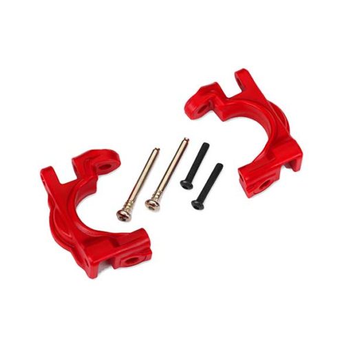 ETRIERS DE FUSEES GAUCHE ET DROIT RENFORCES - ROUGE (UPGRADE KIT 9080 (9032R)