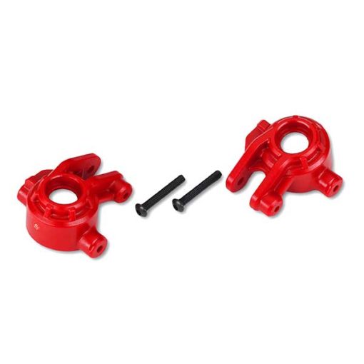 FUSEES DE DIRECTION GAUCHE/DROITE RENFORCEES ROUGES (X2) (POUR 9080) (9037R)