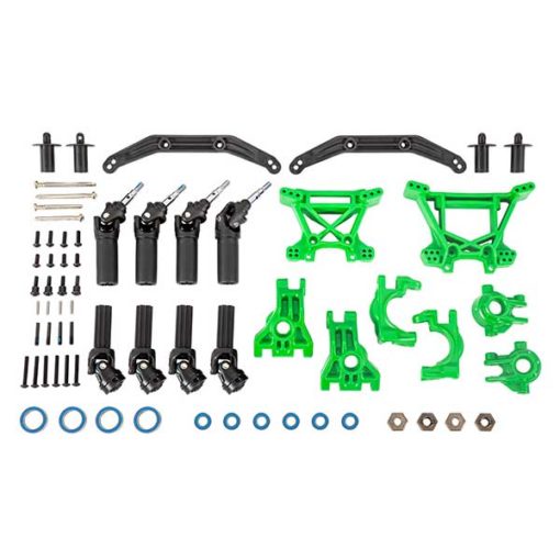 UPGRADE KIT DE TRANSMISSION RENFORCE VERT - HOSS/SLASH/RUSLTER 4X4 (9080G)