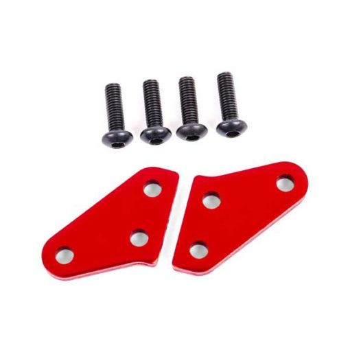 BRAS DE FUSEES DE DIRECTION ANODISEES ROUGE (X2) - SLEDGE (9636R)