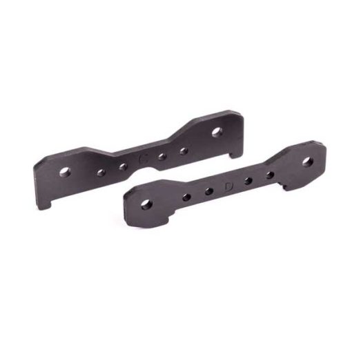 SUPPORTS ALU DE TIRANTS ARRIERES ANODISES GRIS (X2) - SLEDGE (9528A)