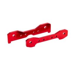 SUPPORTS ALU DE TIRANTS ARRIERES ANODISES ROUGE (X2) - SLEDGE (9528R)