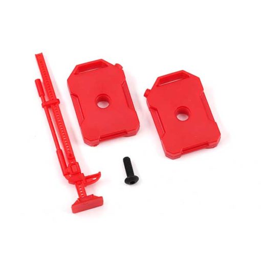 JERRICAN ET CRICK ROUGE POUR 9712 - TRX-4M (9721)