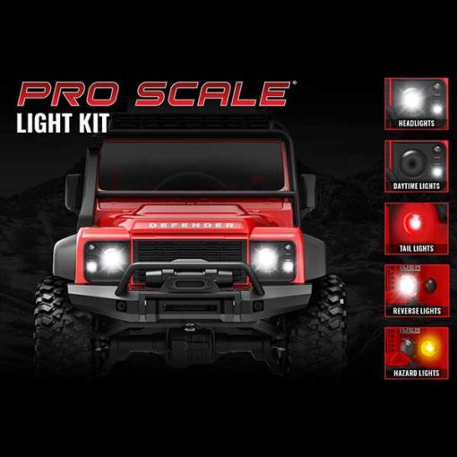 KIT COMPLET LED - LAND ROVER DEFENDE - TRX-4M (9784)