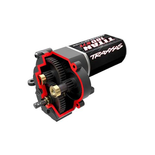 TRANSMISSION COMPLETE + MOTEUR - PETITE VITESSE 40.3 : 1 - TRX-4M (9791R)