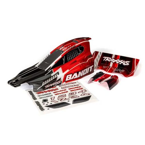 CARROSSERIE BANDIT PEINTE ET DECOREE ROUGE/NOIRE (2450)