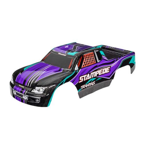 CARROSSERIE STAMPEDE PEINTE ET DECOREE VIOLETTE (3651P)