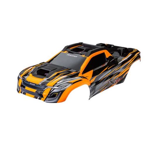 CARROSSERIE XRT ORANGE PEINTE ET DECOREE (7812T)