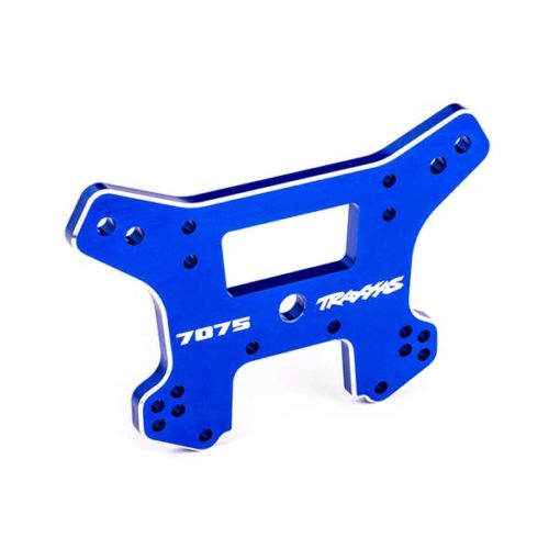 SUPPORT D'AMORTISSEURS AVANT ALU (7075-T6) BLEU- SLEDGE (9639)