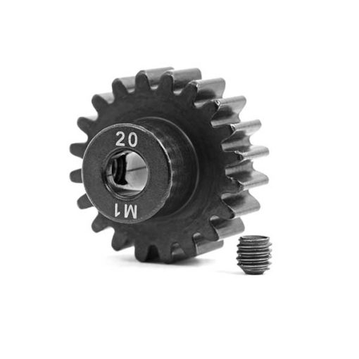 PIGNON MOTEUR 20 DTS RENFORCE - 1.0 METRIC PITCH - 5 MM (6494R)