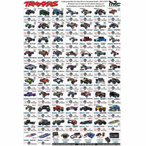 DEPLIANT GAMME TRAXXAS (X10) (DEPLIANTTRAXXAS)