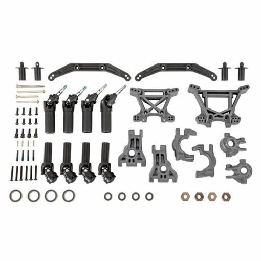 UPGRADE KIT DE TRANSMISSION RENFORCE GRIS - HOSS/SLASH/RUSTLER 4X4 (9080-GRAY)