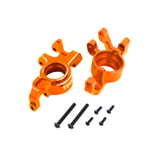 FUSEES DE DIRECTION GAUCHE ET DROITE ANODISES ORANGES X-MAXX/XRT (X2) (7836-ORNG)