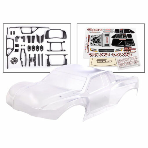 CARROSSERIE TRANSPARENTE MAXX SLASH + ACCESSOIRES (10211)