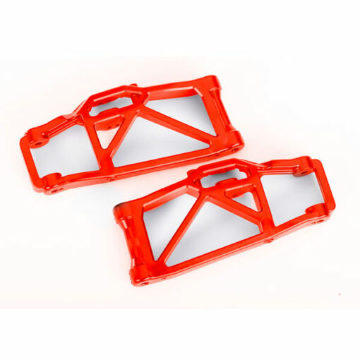 TRIANGLES DE SUSPENSION INFERIEUR GAUCHE ET DROIT ROUGES  (X2) (10230-RED)