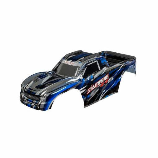 CARROSSERIE STAMPEDE 4X4 VXL PEINTE ET DECOREE BLEUE (9014-BLUE)