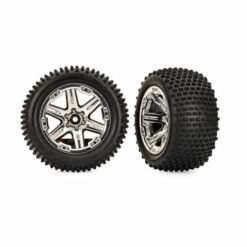 ROUES MONTEES COLLEES CHROMEES ARRIERE ALIAS X2 (2WD) (3779X)