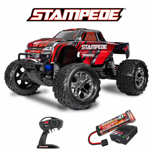 STAMPEDE 4X2 BRUSHED AVEC ACCUS / CHARGEUR USB HD