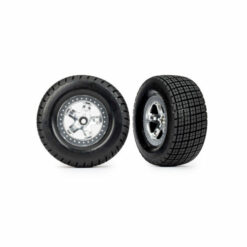 ROUES MONTEES AV/ARR CHROMEES HOOSIER 4X4 (2) (10476)