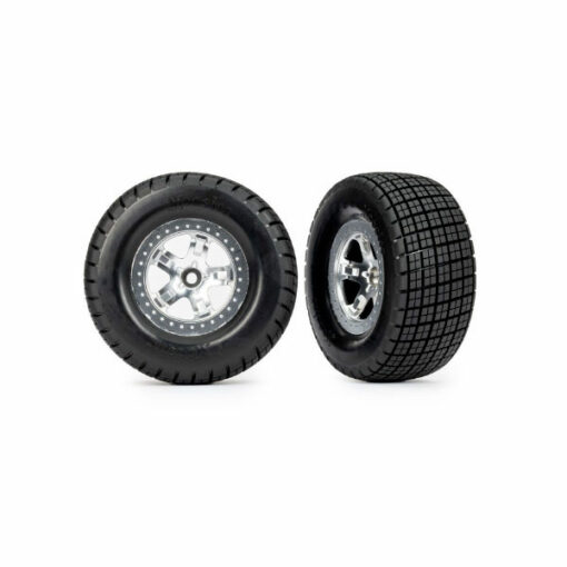 ROUES MONTEES AV/ARR CHROMEES HOOSIER 4X4 (2) (10476)